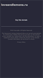 Mobile Screenshot of loveandlemons.ru
